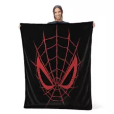 Spider-Man Web Head Fleece Blanket at Spencer's