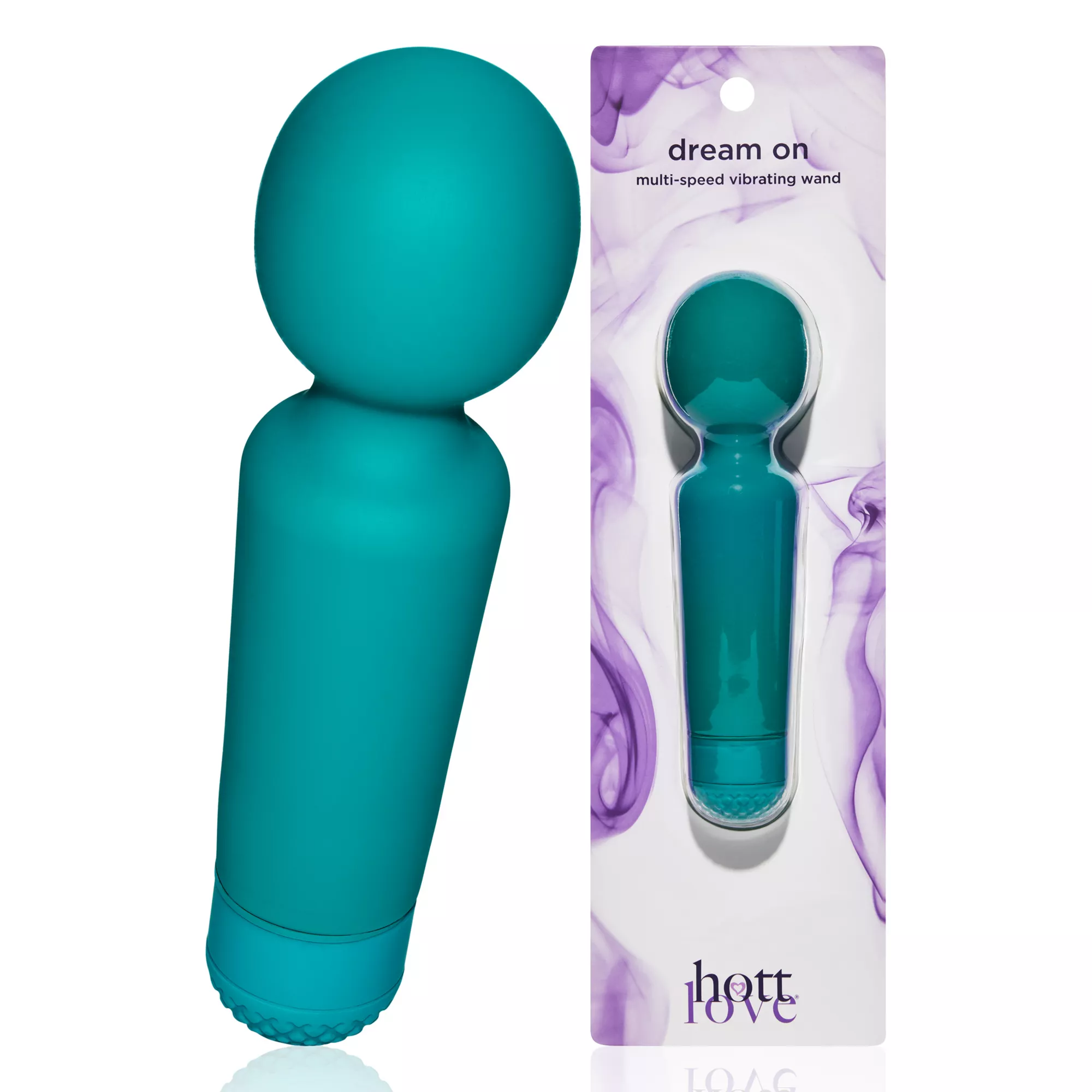 Dream On Vibrating Mini Wand Massager - Hott Love at Spencer's