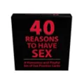 40 Reasons to Have Sex Card Game at Spencer's