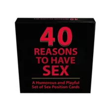 40 Reasons to Have Sex Card Game at Spencer's