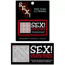 Sex Scratch Tickets at Spencer's