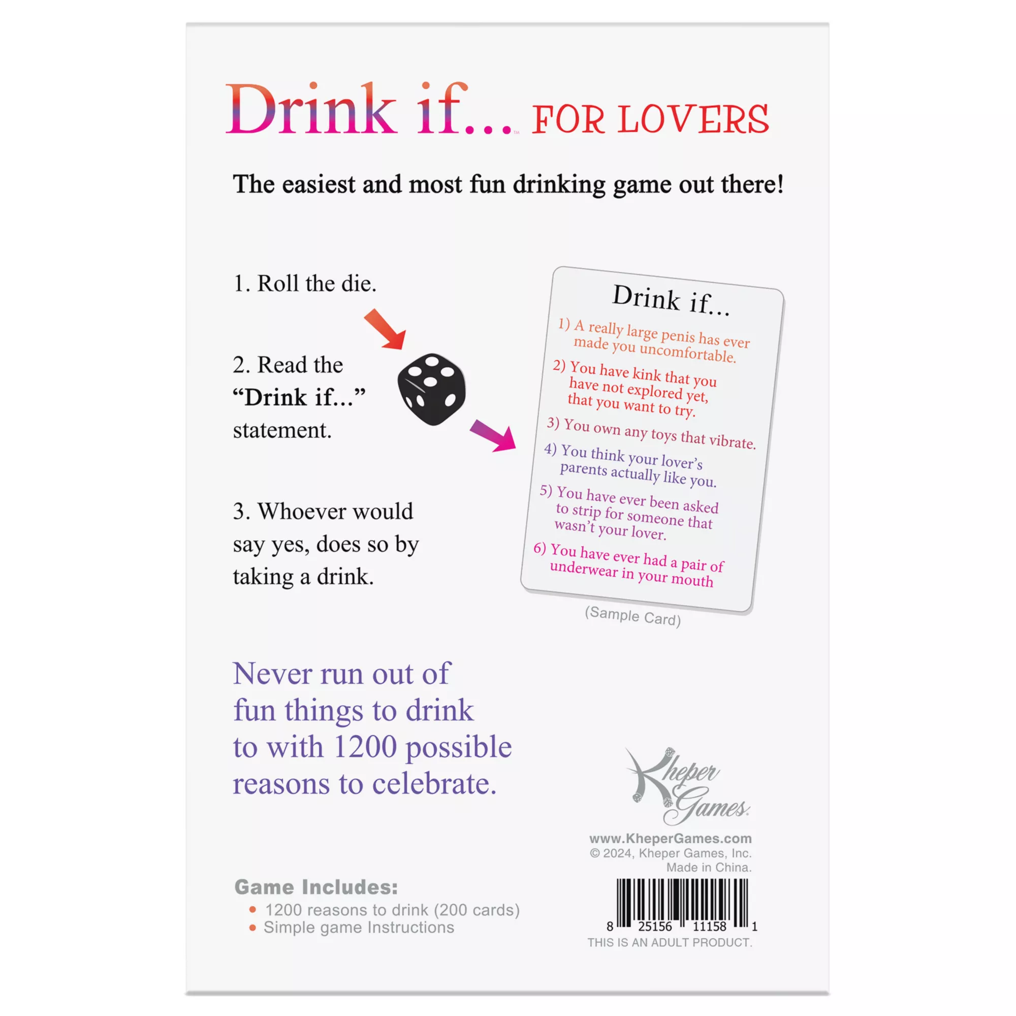 Drink If... Card Game: For Lovers Edition at Spencer's