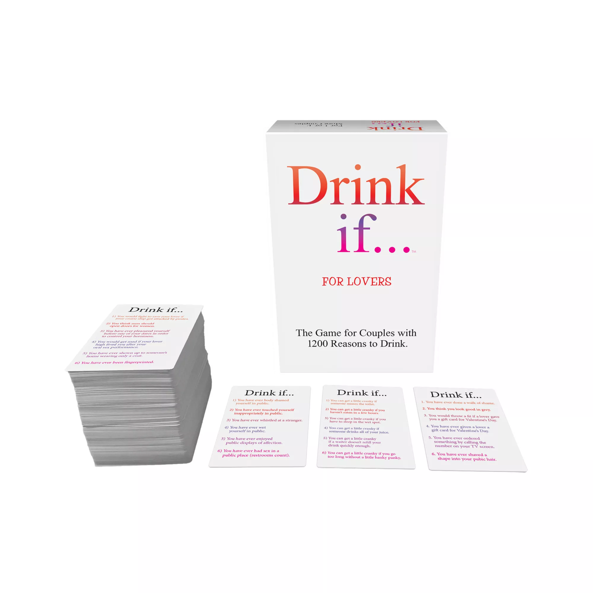 Drink If... Card Game: For Lovers Edition at Spencer's