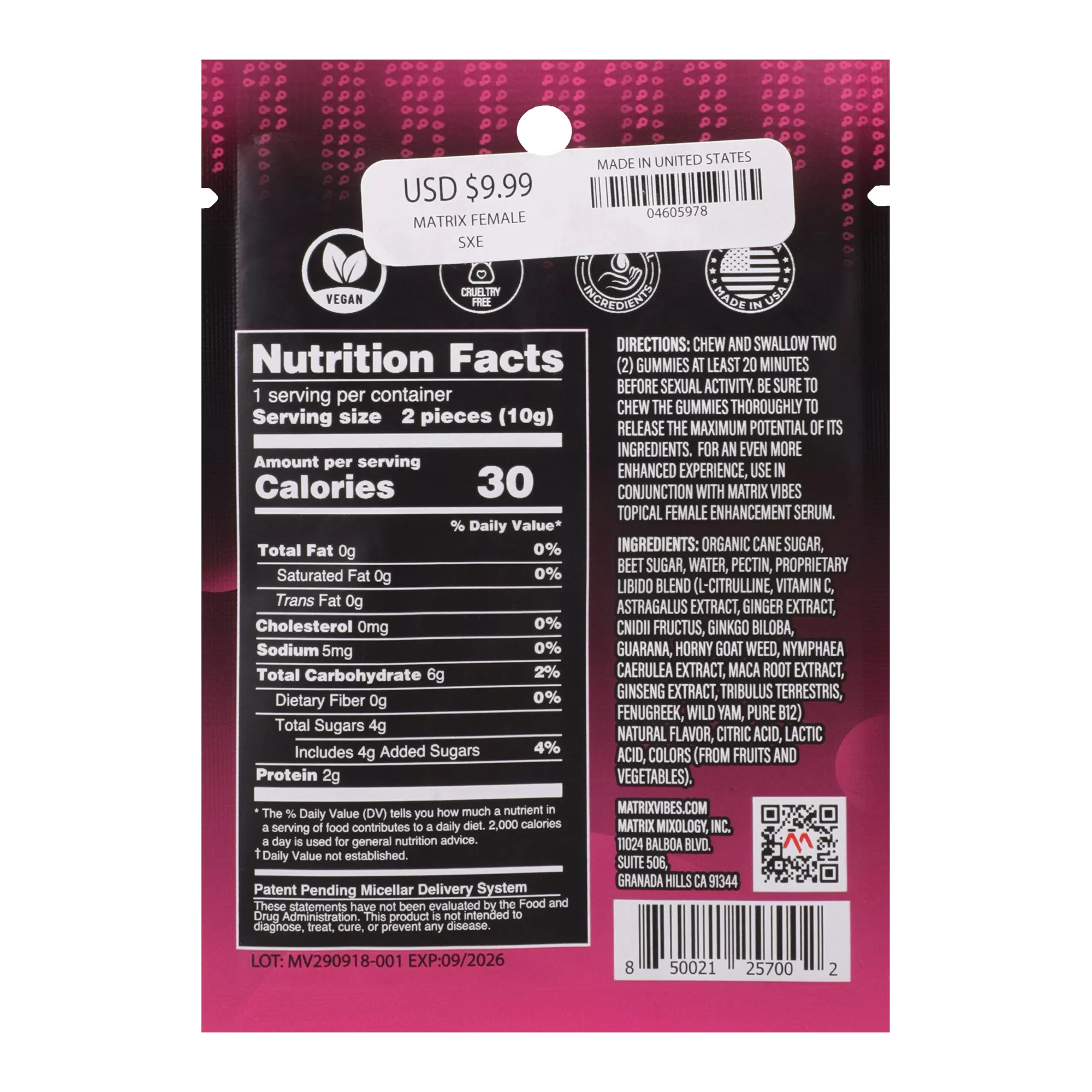 Female Performance Extreme Gummies Sensual Enhancement – 2 Count at Spencer's