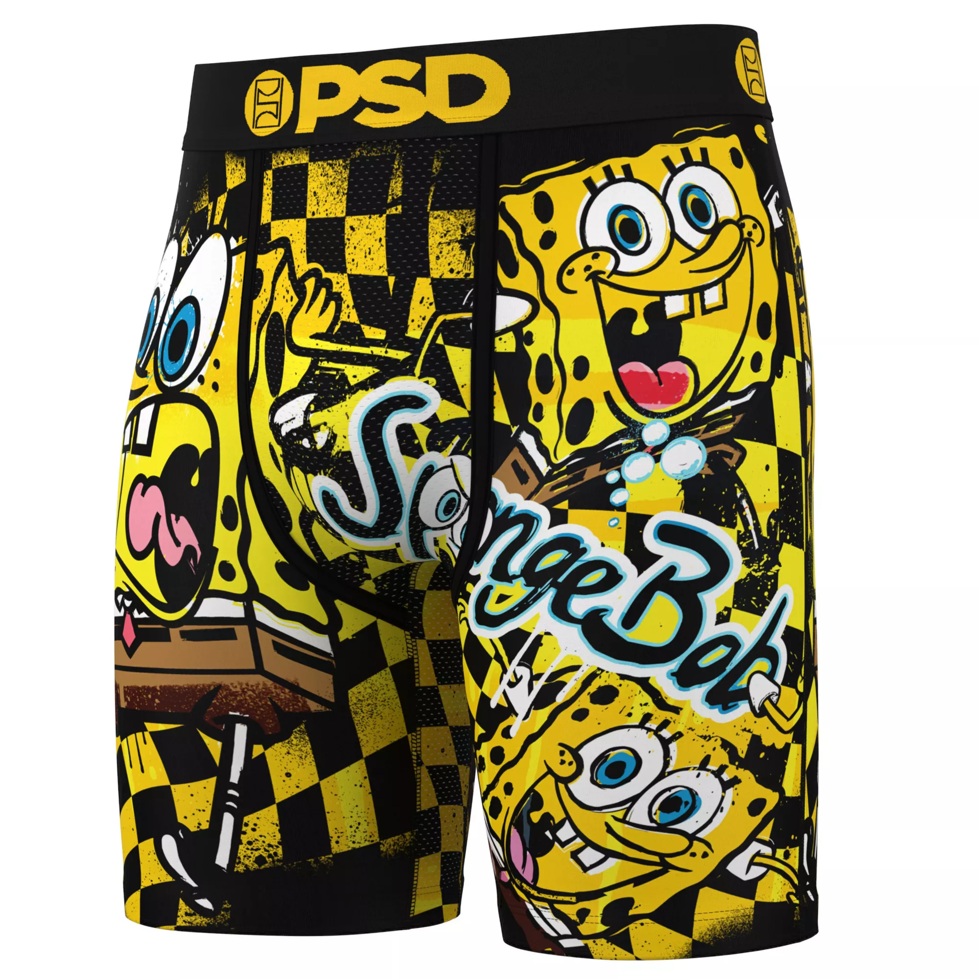 PSD SpongeBob SquarePants Checkered Boxer Briefs