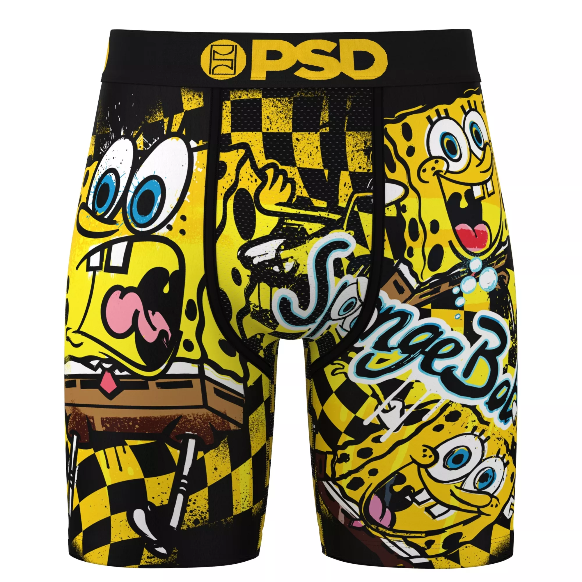 PSD SpongeBob SquarePants Checkered Boxer Briefs