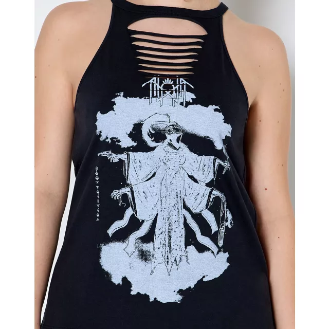 Sleep Token Slit Tank Top at Spencer's