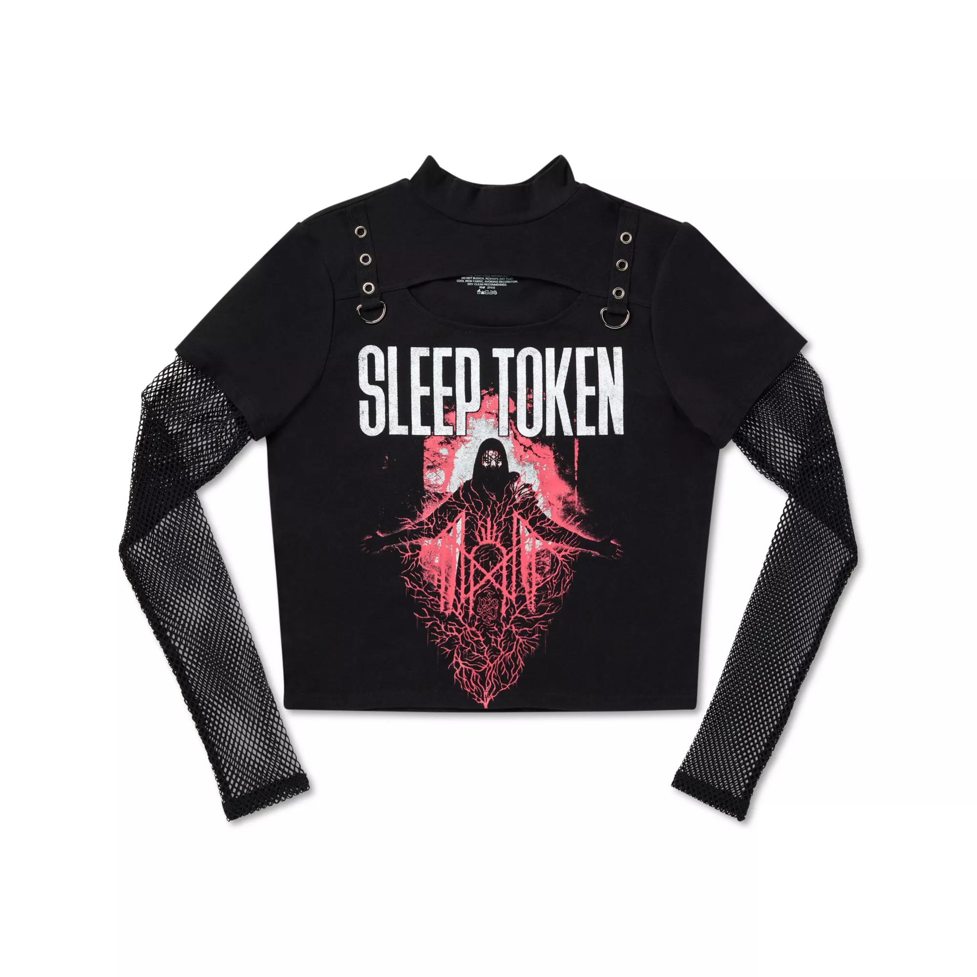 Sleep Token Fishnet Sleeve Shirt