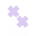 Purple Lace X Nipple Pasties at Spencer's