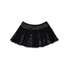 Black Fishnet Mini Skirt at Spencer's