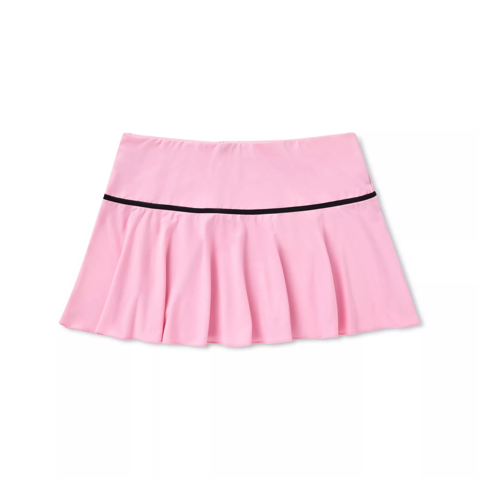 Pink and Black Bow Mini Skirt at Spencer's