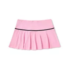 Pink and Black Bow Mini Skirt at Spencer's