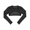 Black and Silver Star Shrug Top at Spencer's