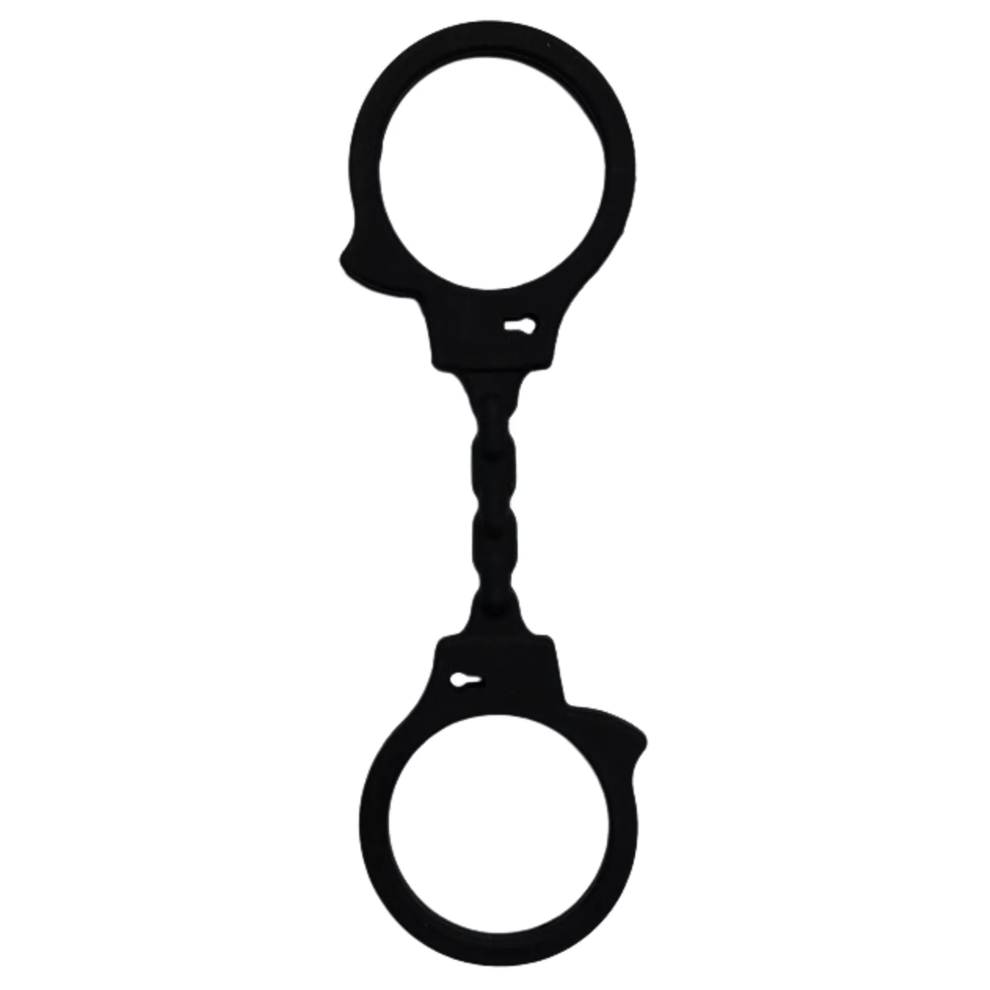 Black Silicone Handcuffs - Pleasure Bound at Spencer's