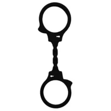 Black Silicone Handcuffs - Pleasure Bound at Spencer's