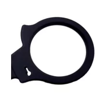 Black Silicone Handcuffs - Pleasure Bound at Spencer's