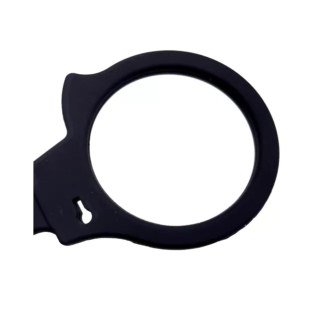 Black Silicone Handcuffs - Pleasure Bound at Spencer's