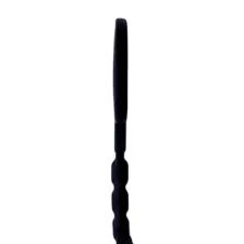 Black Silicone Handcuffs - Pleasure Bound at Spencer's