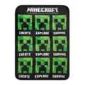 Minecraft Create Explore Survive Fleece Blanket at Spencer's