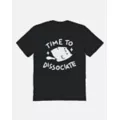 Time to Dissociate T Shirt - Popcorn Punk at Spencer's