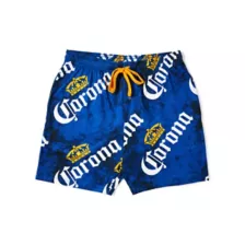 Blue Corona Logo Lounge Shorts at Spencer's