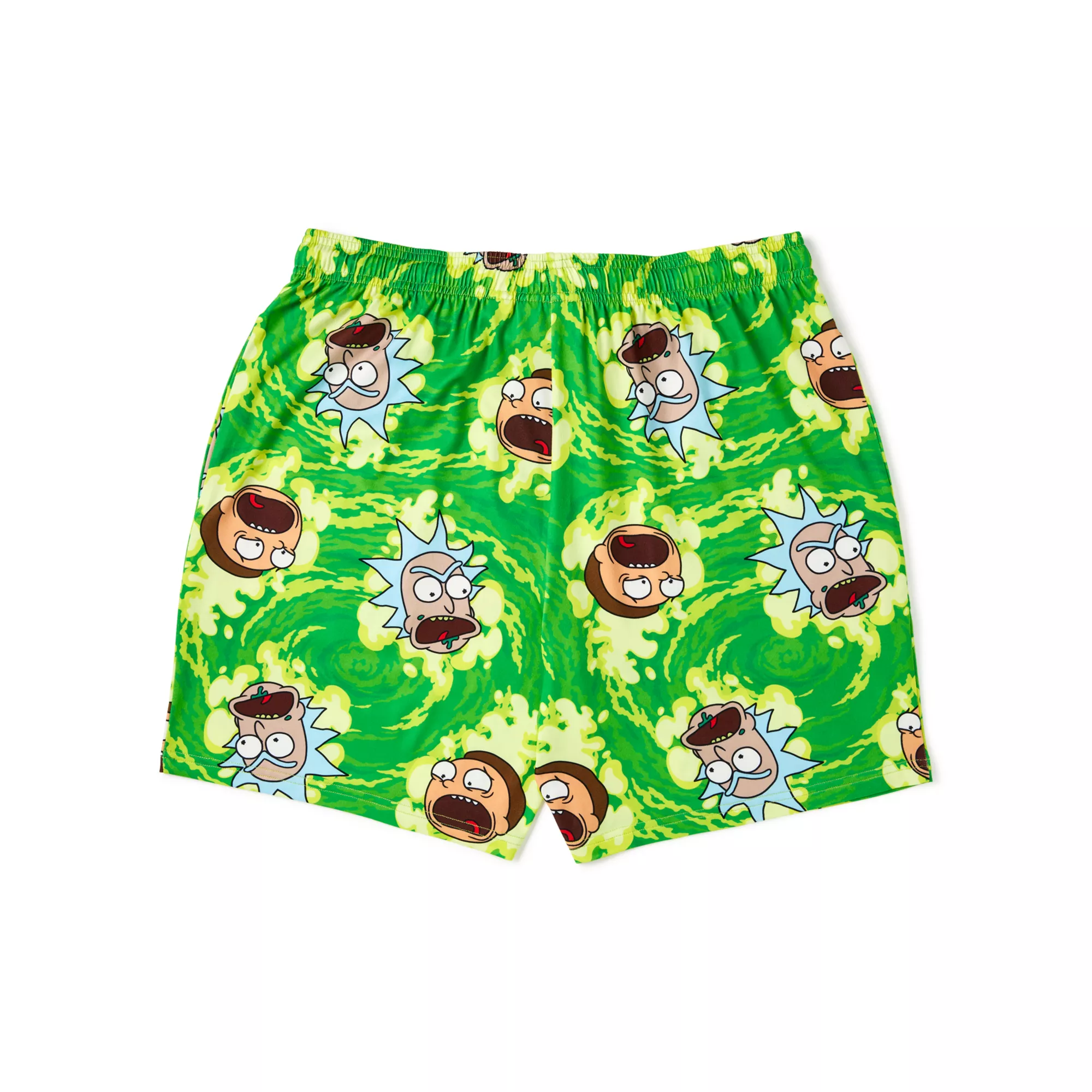 Green Rick and Morty Lounge Shorts at Spencer's