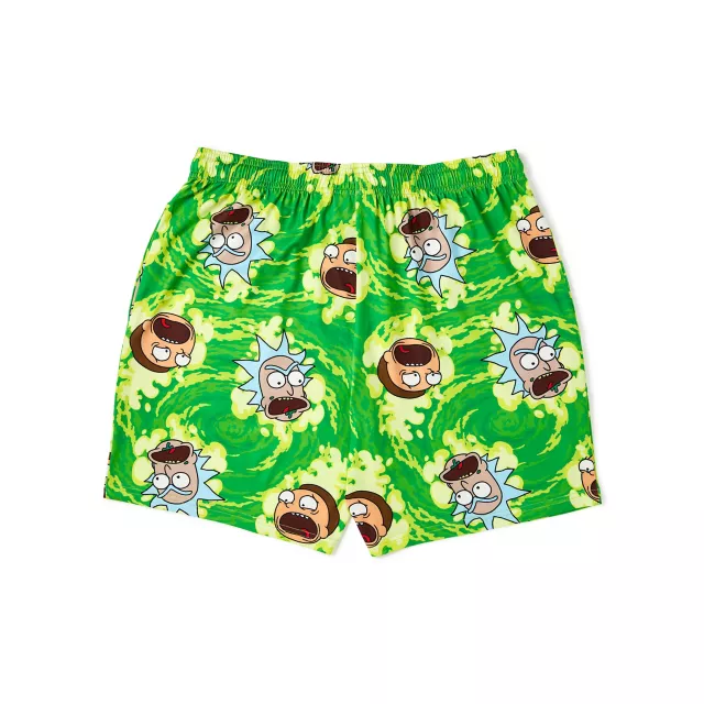 Green Rick and Morty Lounge Shorts at Spencer's