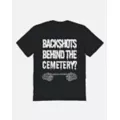 Backshots Behind The Cemetery T Shirt at Spencer's
