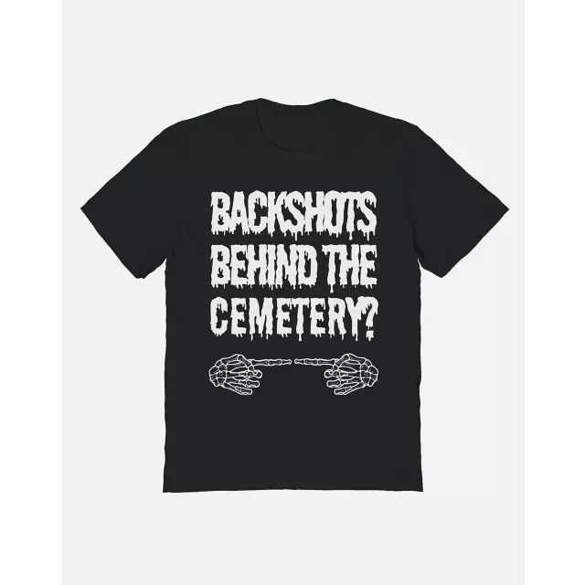 Backshots Behind The Cemetery T Shirt at Spencer's