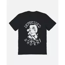 Depressed and Horny Bunny T Shirt at Spencer's