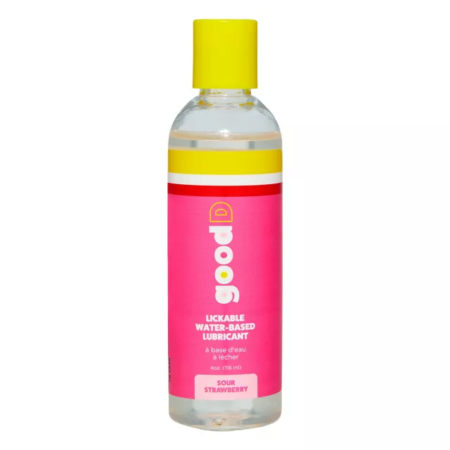 Sour Strawberry Flavored Lickable Lubricant 4 oz. - good D at Spencer's