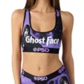 PSD Purple Ghost Face Sports Bra at Spencer's