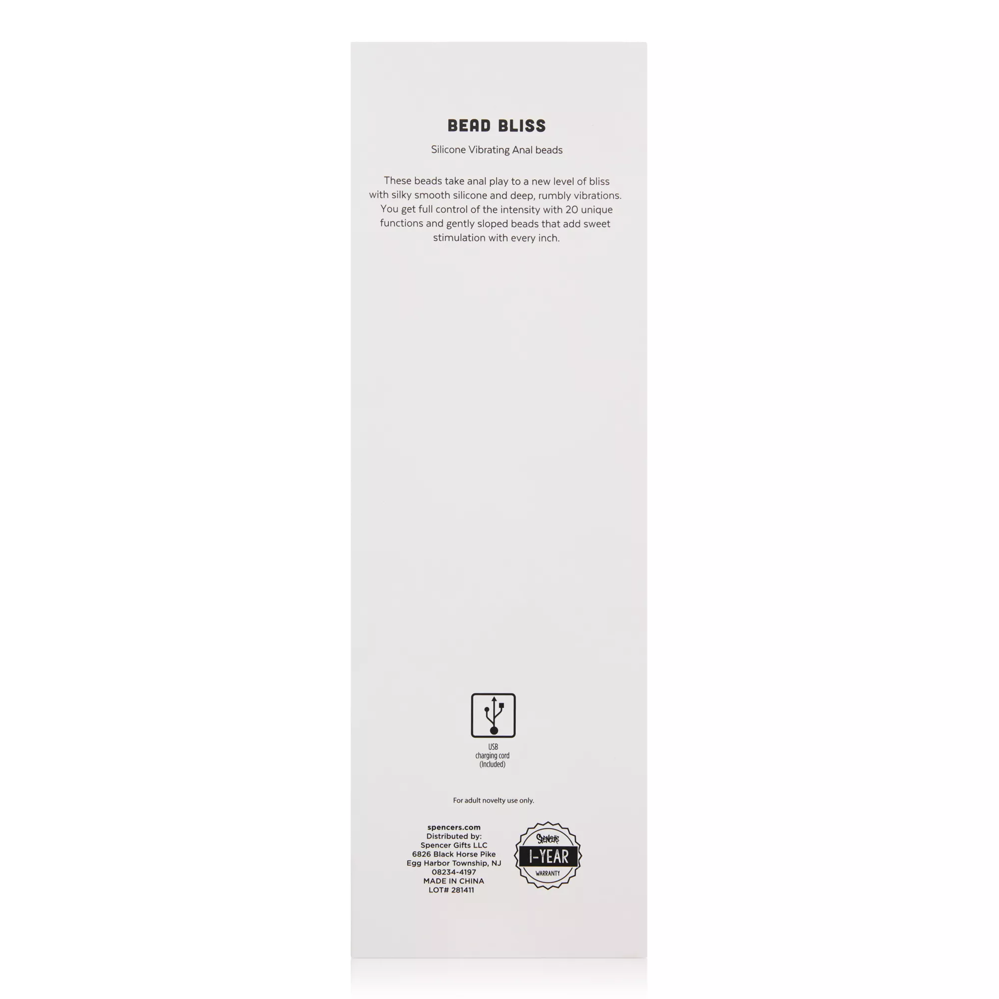 Bead Bliss Vibrating Anal Beads at Spencer's