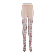 Floral Skull Tattoo Tights - Ed Hardy at Spencer's