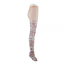 Floral Skull Tattoo Tights - Ed Hardy at Spencer's
