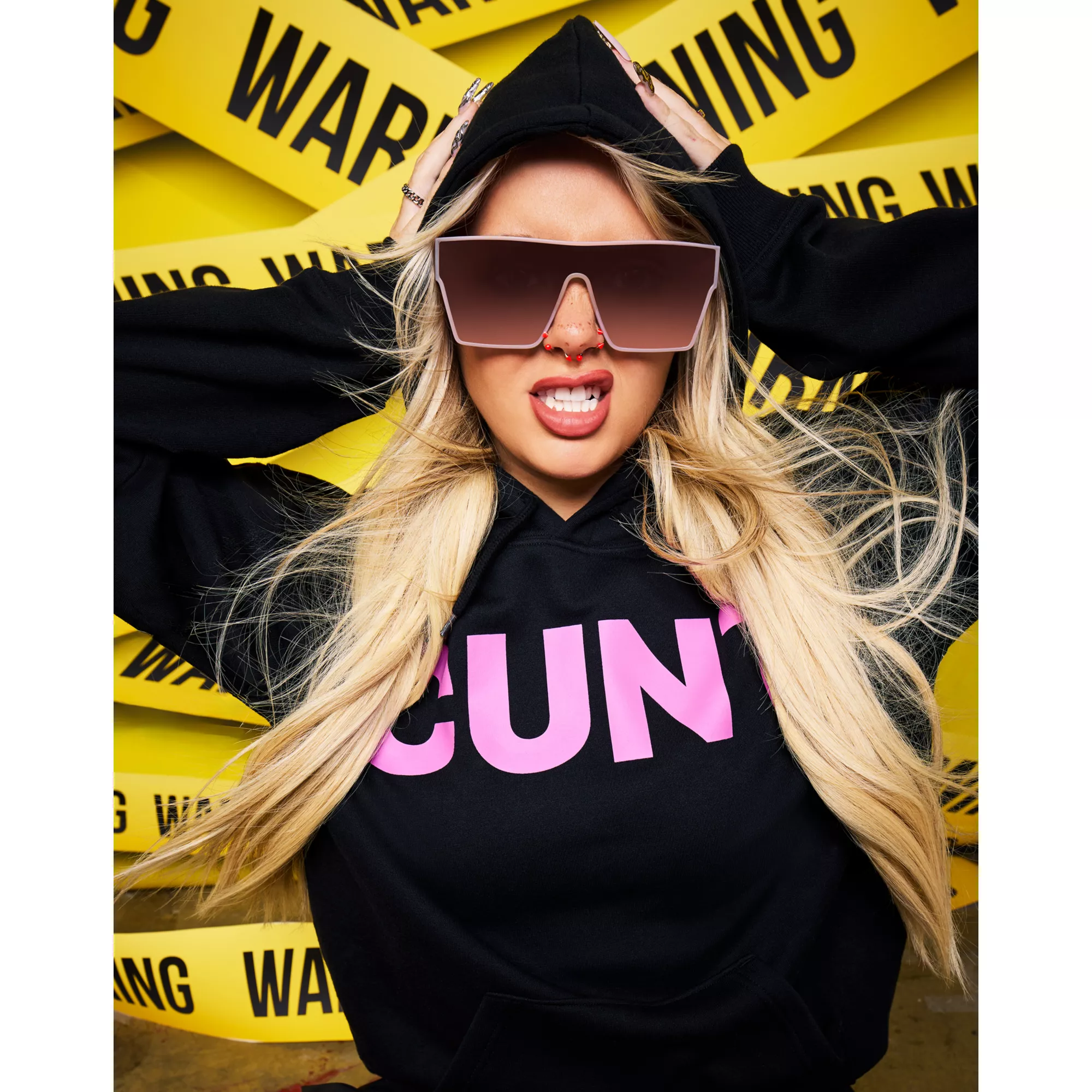Kayla Malecc Neon Cunt Hoodie