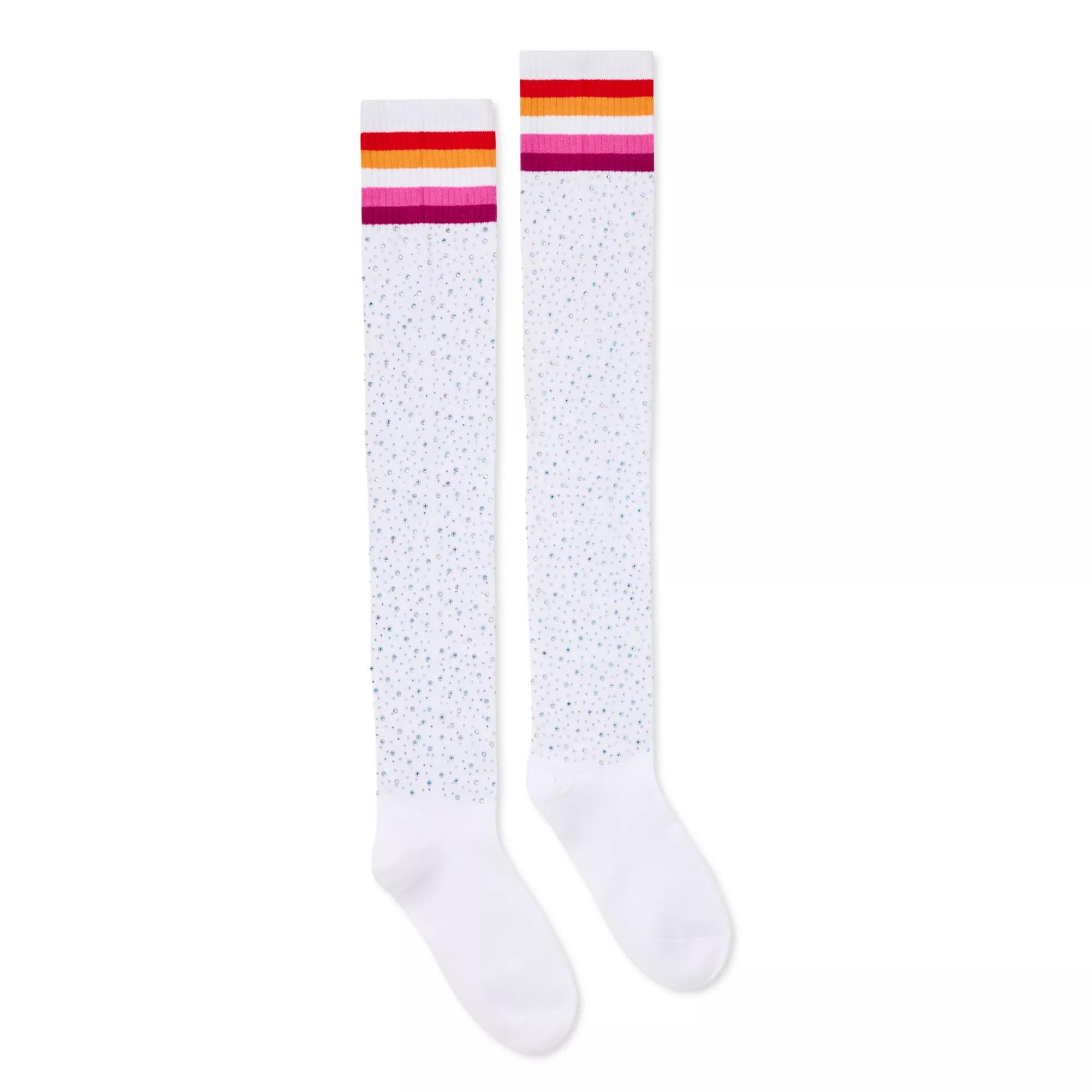 Lesbian Pride Rhinestone Knee High Socks at Spencer's