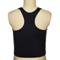 Phluid Black Genderfluid Racerback Chest Compression Binder at Spencer's