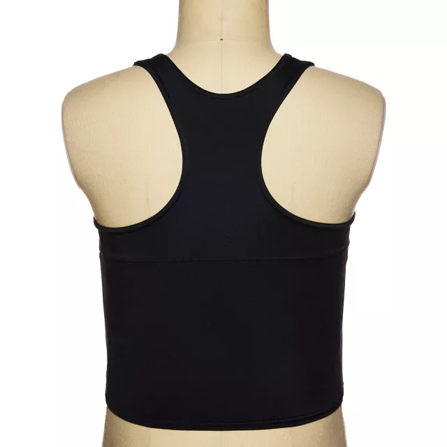 Phluid Black Genderfluid Racerback Chest Compression Binder at Spencer's