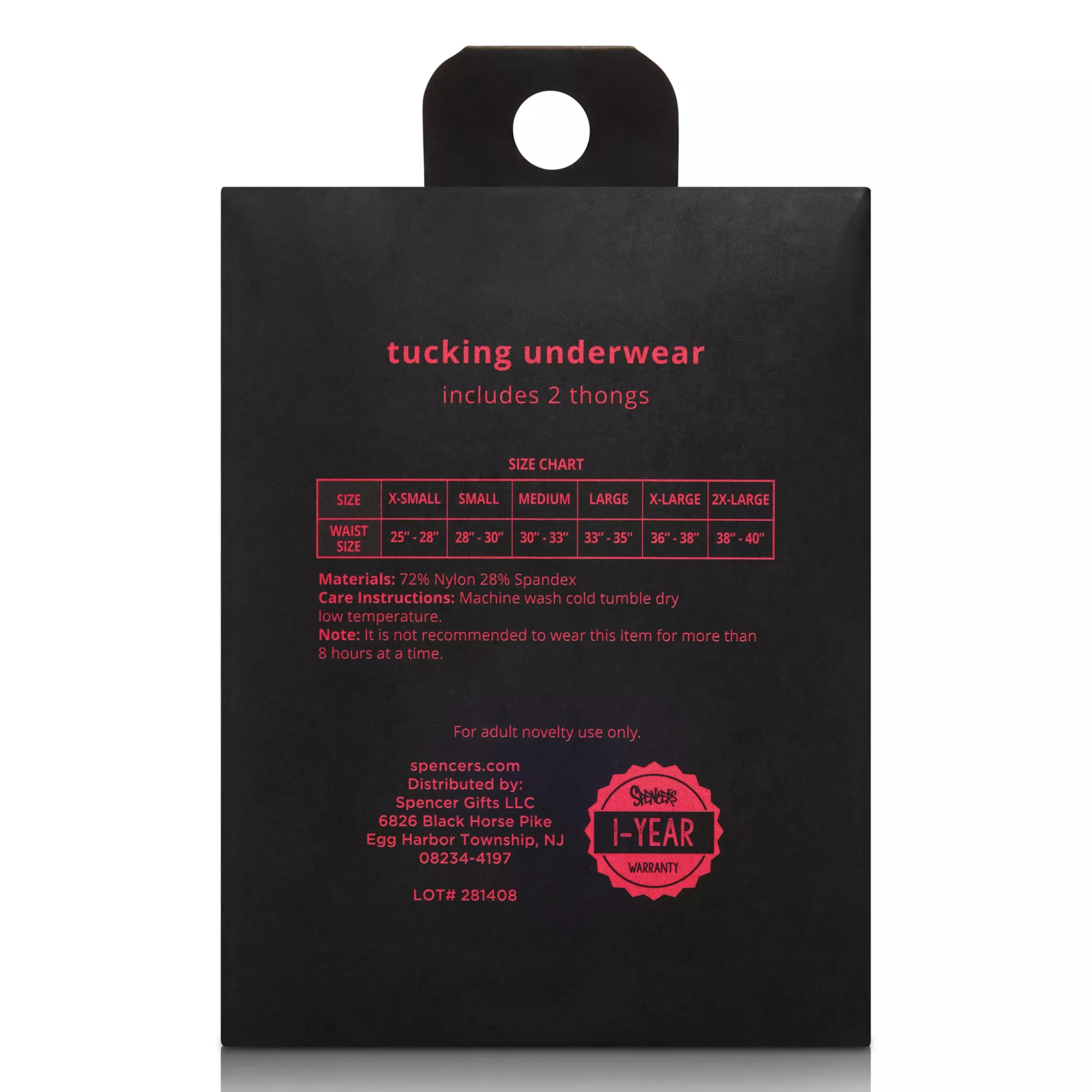 Phluid Tucking Thongs at Spencer's