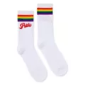 Rainbow Pride Crew Socks at Spencer's