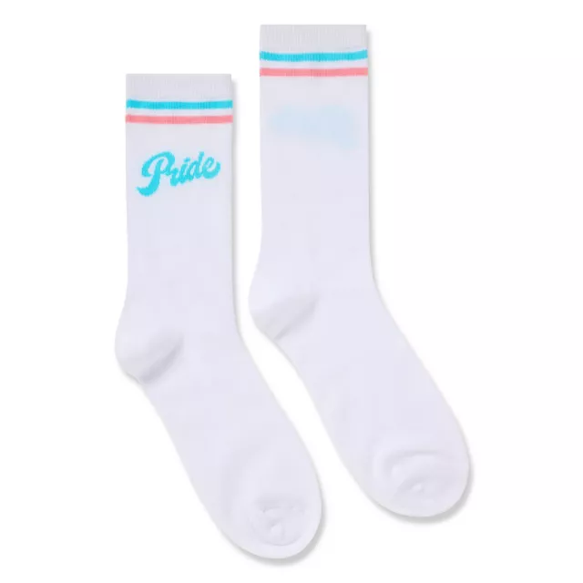 Transgender Pride Crew Socks at Spencer's