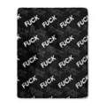 There Goes My Last Fuck Fleece Blanket at Spencer's