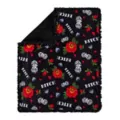 Y2K Bitch Dice Fleece Blanket at Spencer's