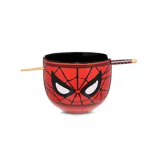Spider-Man Ramen Bowl with Chopsticks at Spencer's