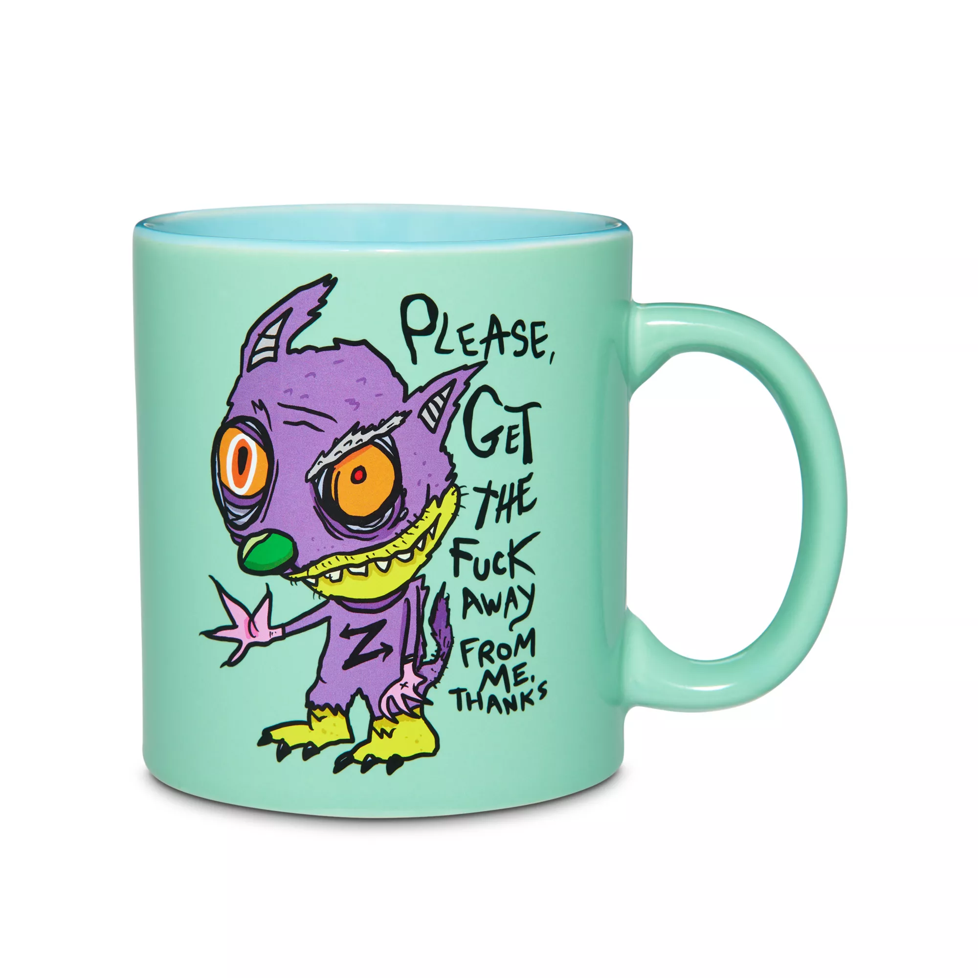 Get the Fuck Away from Me Mug 20 oz. - Gus Fink at Spencer's