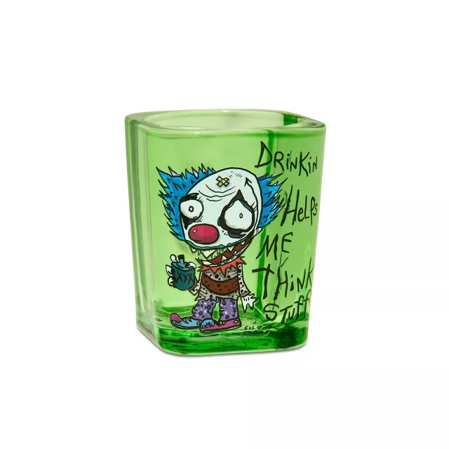 Drinkin Helps Me Think Stuff Shot Glass 2.5 oz. - Gus Fink at Spencer's