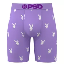 PSD Purple Playboy Bunny Boxer Briefs at Spencer's