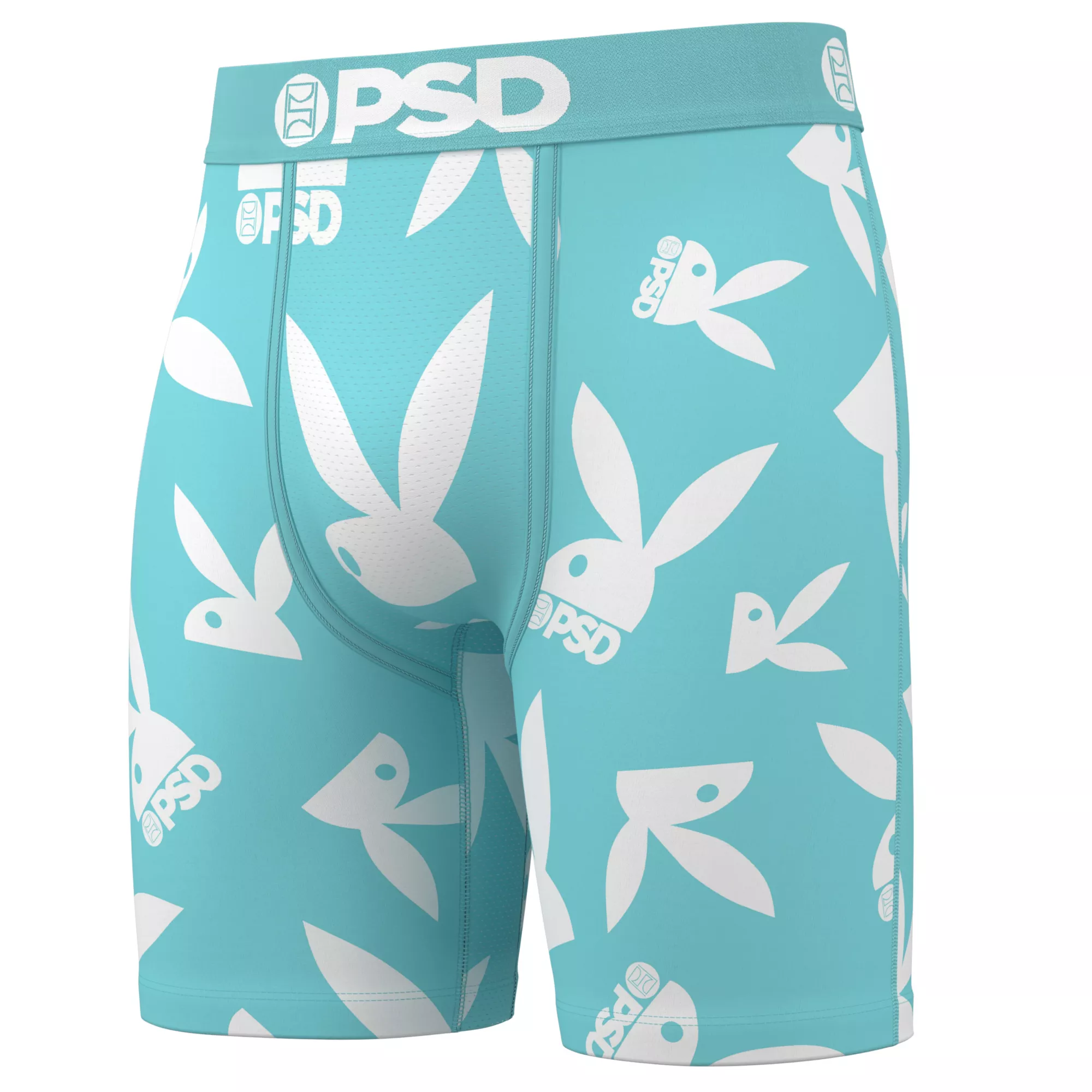 PSD Teal Playboy Bunny Boxer Briefs at Spencer's