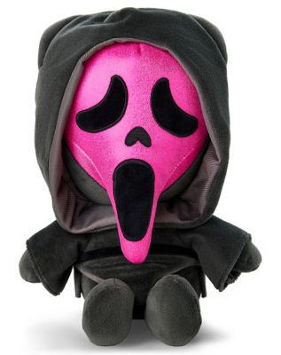 Ghost Face Pink Bling Plush
